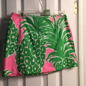 NWT Lilly tate skirt pineapple pink pout flamenco